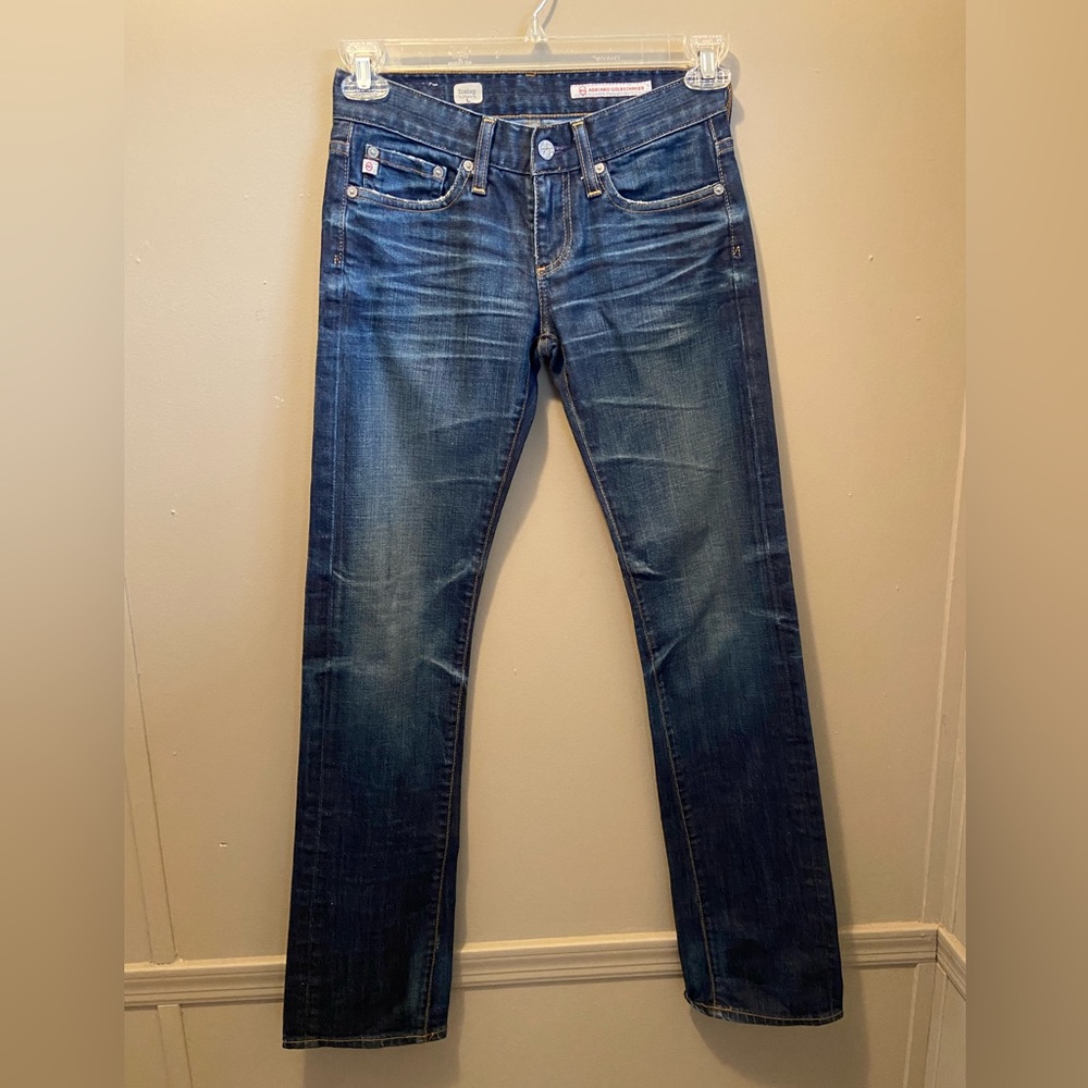 AG Adriano Goldschmied Women's Straight Leg Jeans - Indigo